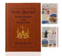 The Quran Journey - Holy Quran Made Simple and Illustrated, Easy Tafsir with Thematic Breakdown of All 114 Surahs, Complete Study & Reflection Guide for Beginners Reverts Daily Prayer