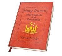 The QuranJourney - Holy Quran Made Simple and Illustrated | Study Guide to All 114 Surahs with Illustrated Tafsir, Complete Summary | Hardcover A5 Book for Beginners, Converts, and Seekers