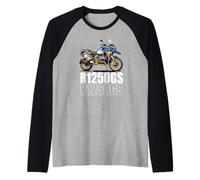 The r1250 GS Adventure Motorcycle, classic motorbike offroad Raglan Baseball Tee