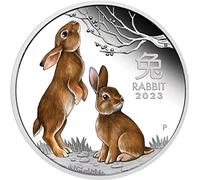 the Rabbit Australia Animal Commemorative Coins Collectible Australia Souvenir Coin Silver Plated New Year's Gift Collection