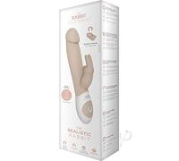 The Rabbit Company Realistic Vibrator, One Size, Rabbit Flesh