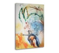 The Rabbit Hole Salvador Dali Poster Poster Decorative Painting Canvas Wall Posters And Art Picture Print Modern Family Bedroom Decor Posters 12x18inch(30x45cm)