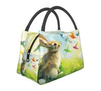 The rabbit yearning Insulated Lunch Bag for Women-Large Capacity,Leak-Proof & Easy to Clean for Work, Picnics, and Travel