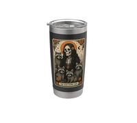 The Raccoon Lady Tarot Card Stainless Steel Insulated Tumbler
