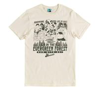 The Raccoons Men's Adventure Lies In Wait T-Shirt in Off-White | Size: Medium The Raccoons Off-White M