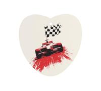 The Racing Car with Flags Car Aromatherapy Tablets
