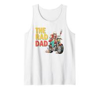 The Rad Dad Skeleton Motorcycle Rider Tank Top