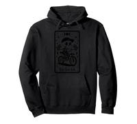 The Rad Kid Skeleton Biker for Adventurous Spirit Vintage Pullover Hoodie