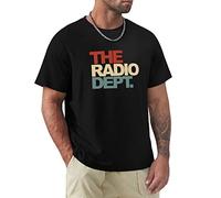 The Radio Dept Essential Men T Shirt Heavyweight t Shirts Vintage Clothes Black Men T Shirts for Men