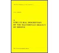 The Radozda-Vevcani Dialect of Macedonian: Structure, Text, Lexicon