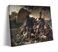 The Raft of Medusa Poster Classic Posters Theodore Gericault Painter Masterpiece Wall Art Painting Canvas Living Room Prints Bedroom Decor Artworks 08x12inch(20x30cm)