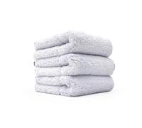 The Rag Company - Everest 1100 - Ultra-Thick Microfiber Towel, 16"x16", Double Plush 1100 GSM for Wax Removal & Buffing