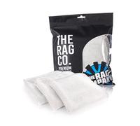 The Rag Company - Premium FTW Microfiber Cleaning Towels for Glass, Windows, Mirrors, Polished Surfaces - Streak-Free, Scratchless, 16" x16”, Ice Grey, 3-Pack