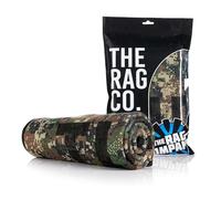 The Rag Company - Slim Dryer Towel - Special Edition Digital Woodland Camo - Ultra-Absorbent Korean Microfiber, Suede Edge, Car Drying Towel, 25" x 35" Camo