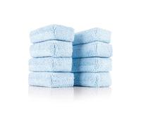 The Rag Company - Terry Sponge Applicator Pads - Reusable Detailing Applicators for Interior & Exterior Car Care - Soft, Washable Pads for Soaps, Cleaners, Sealants - 8 Pack (2"x4", Blue)