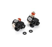 The Rag Company Ultra Air Hose Swivel Kit - Easily Maneuver Air Compressor Tools in Small Spaces with Universal Adapters - 2 pk