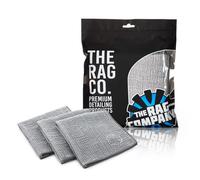 The Rag Company - Wrinkle Glass Towel - Professional 500 GSM Microfiber Window Cleaning Cloths, Streak-Free Dual-Sided Design, 16in x 16in, 3-Pack (South Korea)