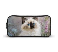 The Ragdoll Cat Pencil Case with Zipper Pen Pouch