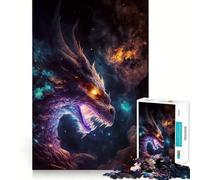 The Rainbow Elder Dragon Jigsaw Puzzles for Teenagers 1000 Piece Enhance Recall Home Leisure Exact Edge (50x75cm)
