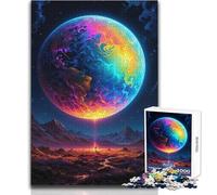 The Rainbow Planet Earth 1000 Piece Jigsaws for Teenagers Logical Thinking Development Game Great Gift for Meaningful Moments Size 38x26cm