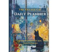 The Rainy Day Cat Daily Planner: Large Undated 120-Page Organizer for Goals, Focus & Cozy Moments | 8.5 x 11 Aesthetic Art Agenda for Cat Lovers