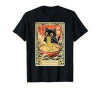 The Ramen Tarot Card Japanese Ramen Cat Noodle Anime Otaku T-Shirt