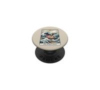 The Ramen Wave Great Wave Off Kanagawa Tarot Card PopSockets Adhesive PopGrip
