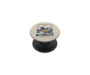 The Ramen Wave Great Wave Off Kanagawa Tarot Card PopSockets Adhesive PopGrip
