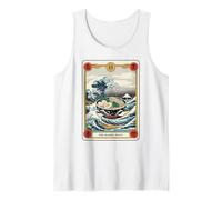 The Ramen Wave Great Wave Off Kanagawa Tarot Card Tank Top