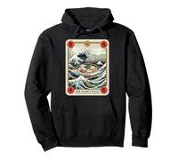 The Ramen Wave Tarot Card The Great Wave Off Kanagawa Pullover Hoodie