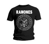 The Ramones Seal Logo Rock Punk Heavy Metal Licensed T-Shirt Men