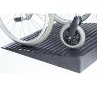 The Ramp People 16.5cm Rubber Threshold Ramps 114mm - 203mm - Pair (6.5"/165mm) Wheelchair and Scooter Ramp for Steps and Kerbs