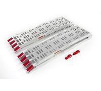 The Ramp People 2.2m Aluminium Loading Ramps - Pair 680kg Capacity | Folding Lightweight Ramps for Loading ATV, Quad Bikes, UTVs, Lawnmowers, Golf Buggy into Vans and Trailers