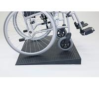 The Ramp People 4cm Rubber Threshold Wheelchair Scooter Kerb Ramp (40mm high x 400mm long x 1000mm wide 8.10kg)