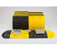The Ramp People 7.5M Speed Bump Kit With Fixings Heavy Duty 60mm 10Mph Rubber Speed Ramps