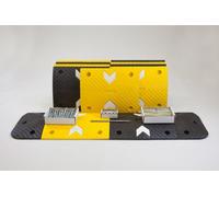 The Ramp People 8M Rubber Speed Ramp Kit - 10Mph - 50mm High Black & Yellow