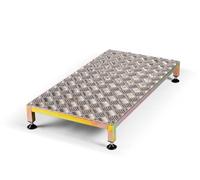 The Ramp People Adjustable Half Step Aluminium Standard Chequered Antislip Surface Indoor And Outdoor Use Mobility Aid Portable