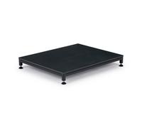 The Ramp People Adjustable Half Step Large 76Cm X 61Cm Black Outdoor Mobility Aid Disabled Step Slip Resistant Safety Step Stool