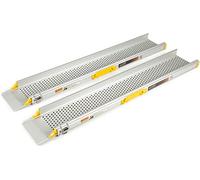 The Ramp People Adjustable Telescopic Wheelchair Ramps 6ft - 12ft (8ft / 243cm) 275kg Capacity Anti-slip Portable Lightweight Doorway Steps