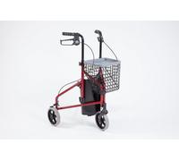 The Ramp People Aluminium 3 Wheel Rollator Tri-Walker With Bag, Basket And Tray