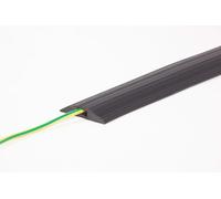 The Ramp People Cable Protector 1 Channel Black 1m - 9m 15mm x 5mm Channel (1m) Wire Protector