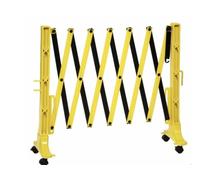 The Ramp People Expandable Safety Barrier on Wheels - Expands to 3.5m | Lightweight Plastic Extendable Pedestrian Barrier