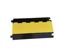 The Ramp People Floor Cable Protector 5 Channels Outdoor Rubber Cable Cover Pedestrians & Vehicles Pavement, Driveway, Car Park Wire & Cable Management Heavy Duty