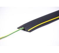 The Ramp People Floor Cable Protector Black & Yellow (Channel 15mm x 5mm) 9m