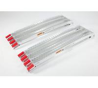 The Ramp People Folding Loading Ramps Mesh Surface 226Cm X 28.5Cm X 680Kg Aluminium Atv Quad Bike Trailer Van Loading