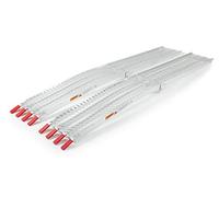 The Ramp People Folding Loading Ramps Pair - Mesh Surface - 680kg Capacity 2.2m Ramps for Vans, Ride on Mowers, ATVs, Quad Bikes