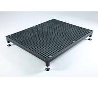 The Ramp People Half Step Adjustable Heights Black GRP Antislip Surface Outdoor Mobility Step Portable (Extra Large)