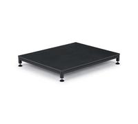 The Ramp People Half Step Adjustable Heights Outdoor Mobility Step (Large) | Black GRP Anti-slip 76cm x 61cm Portable Walking Aid 300kg Capacity Safety Step Stool Homes 2-year warranty
