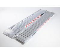 The Ramp People Loading Ramps Pair - 2M 2700Kg Capacity Aluminium Digger Ride On Mower Plant Machinery Trailer Van