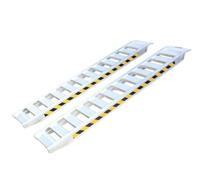 The Ramp People Loading Ramps Pair 3000kg Capacity - Ramps for Plant Machinery, Diggers, Ride-on Mowers - Aluminium Ramps for Vans & Trailers (2500mm)